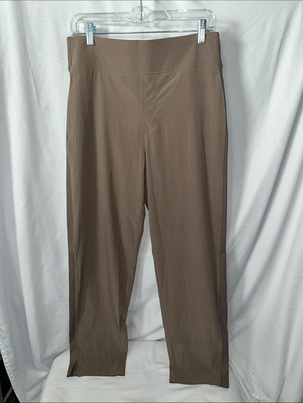 Kirkland Signature Straight-Leg Pull-On Pants in Taupe